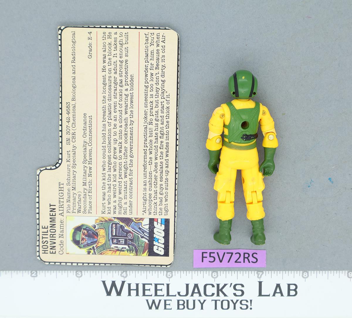 Airtight V1 G.I. Joe 1985 Hasbro Vintage Action Figure