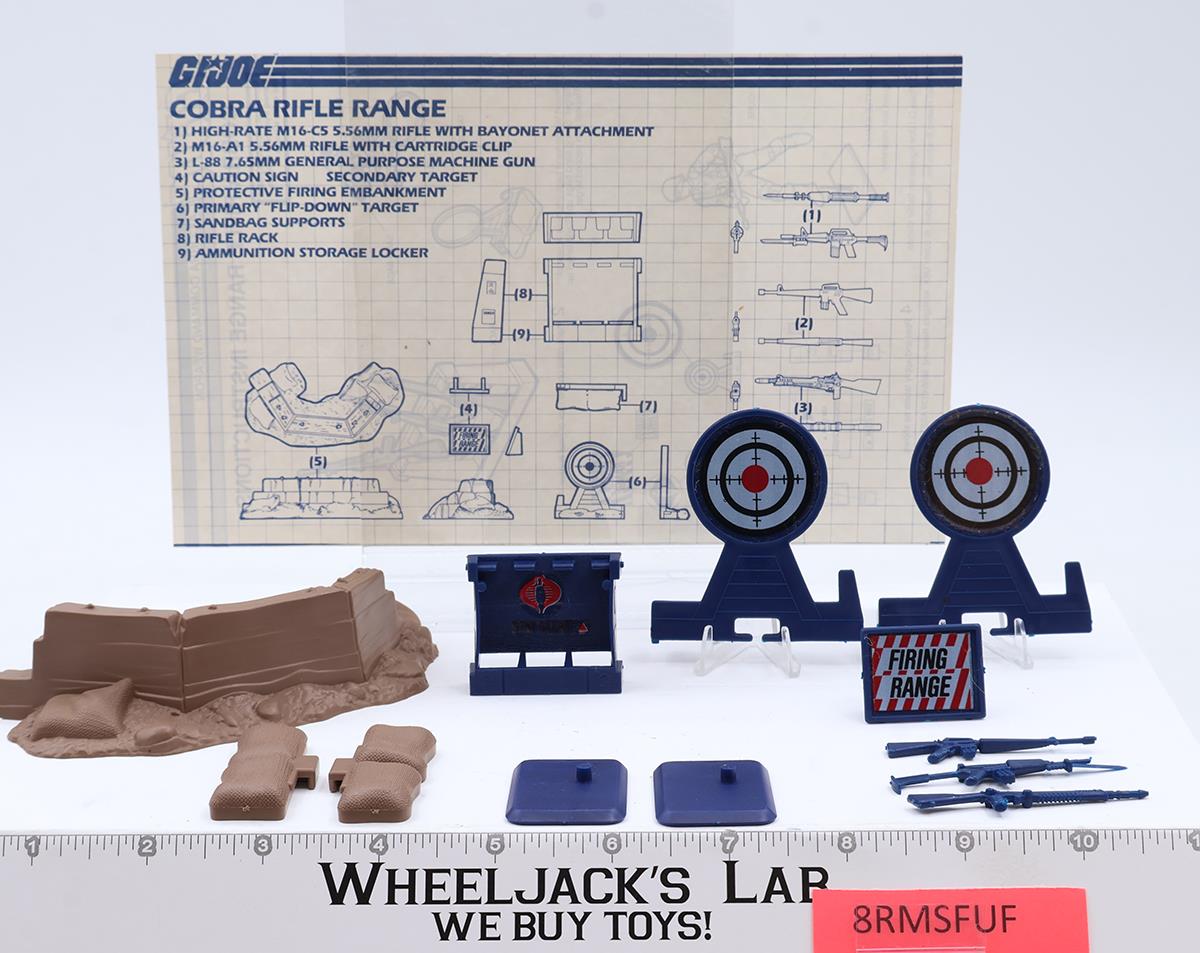Rifle Range Unit 100% Complete G.I. Joe 1985 Hasbro Vintage Action Figure