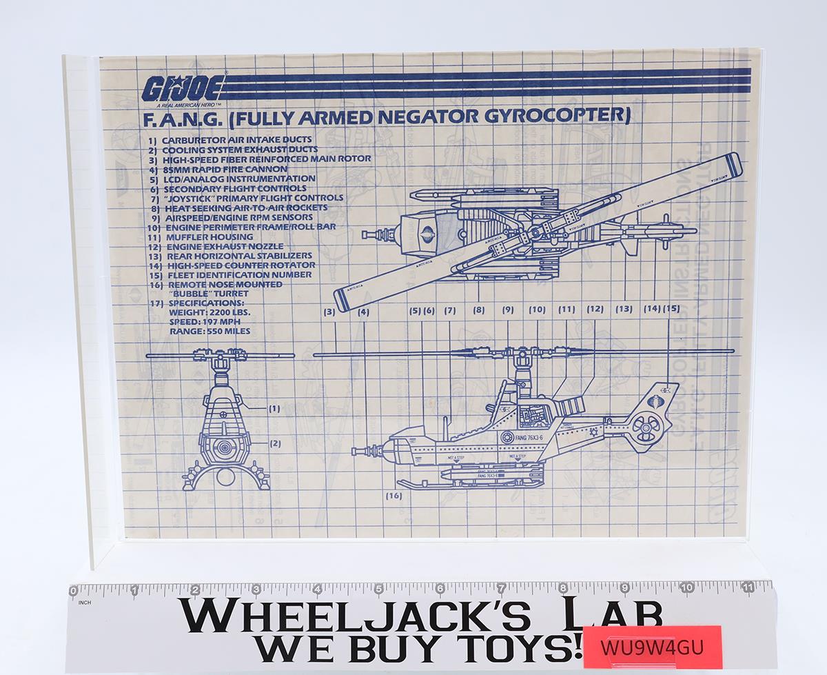 Cobra F.A.N.G. FANG 100% Complete GI Joe 1983 Hasbro Action Figure Vehicle