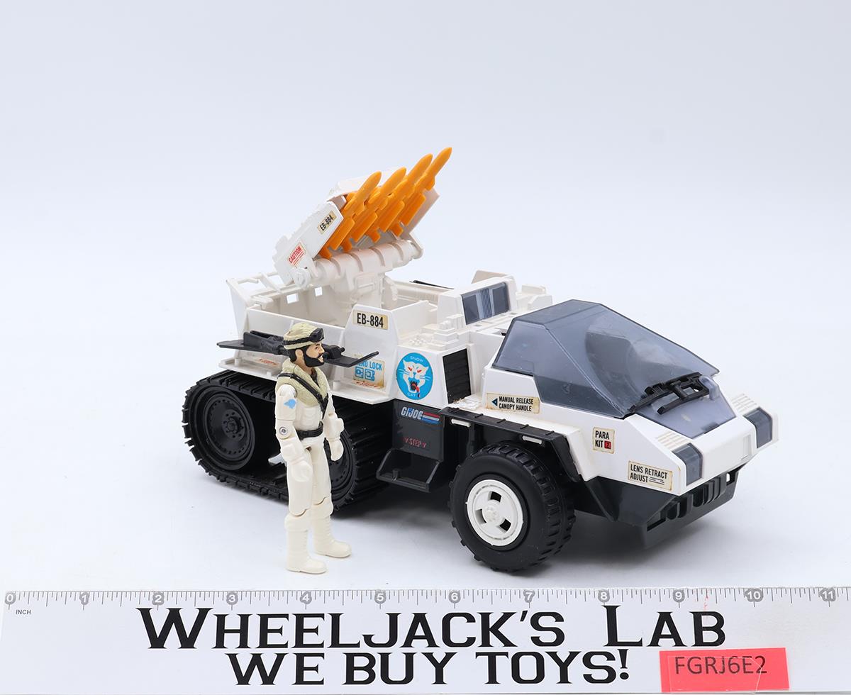 Snow Cat 100% Complete W/ Frostbite GI Joe 1985 Hasbro Action Figure Vehicle