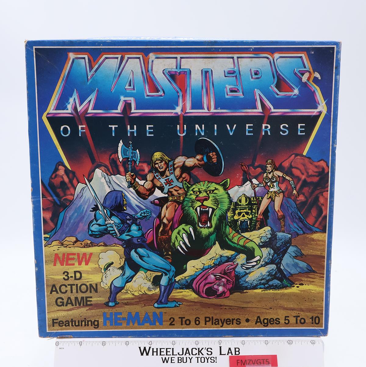 3-D Action Board Game 100% Complete He-Man Masters of the Universe 1983 Vintage