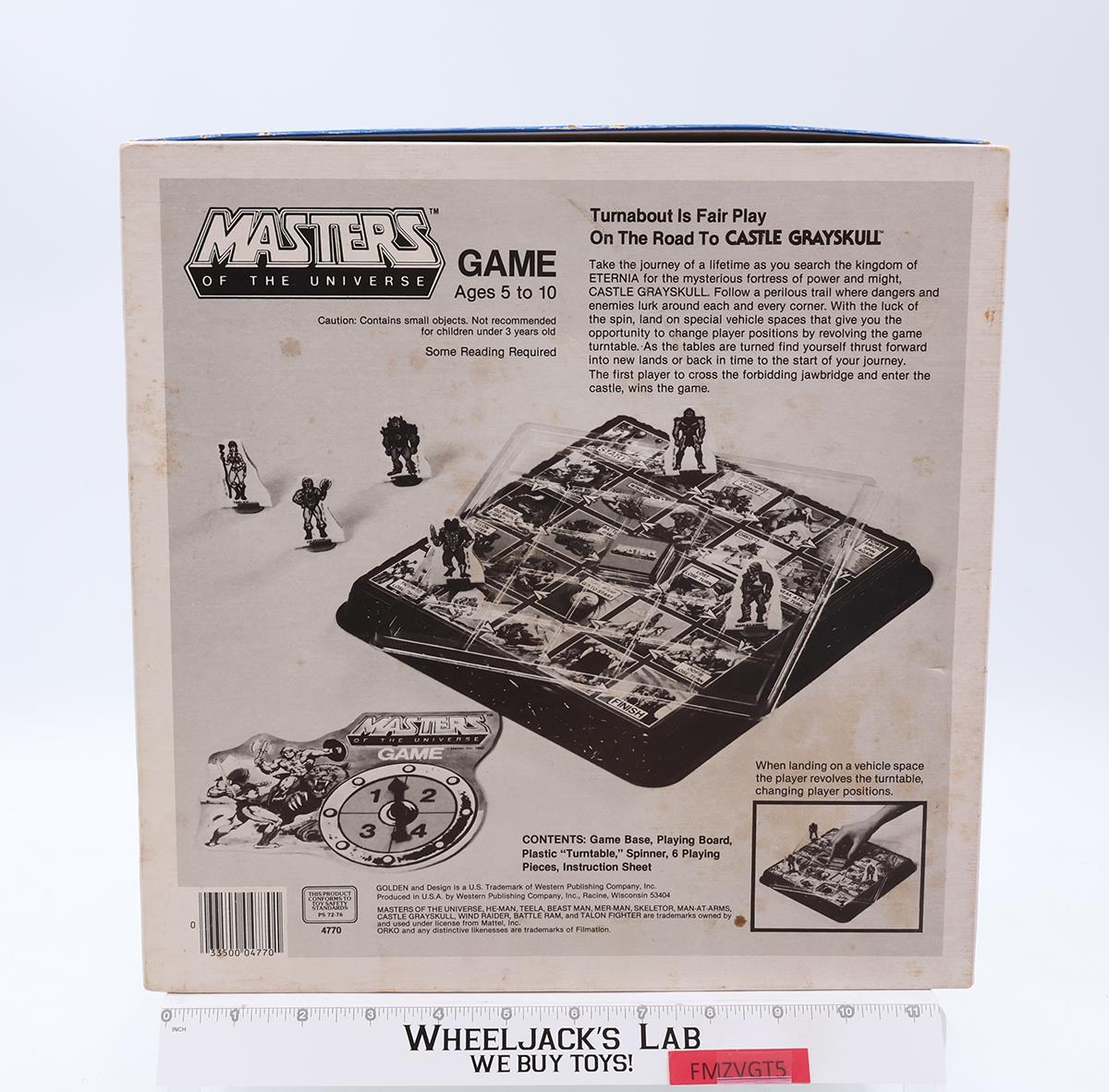 3-D Action Board Game 100% Complete He-Man Masters of the Universe 1983 Vintage
