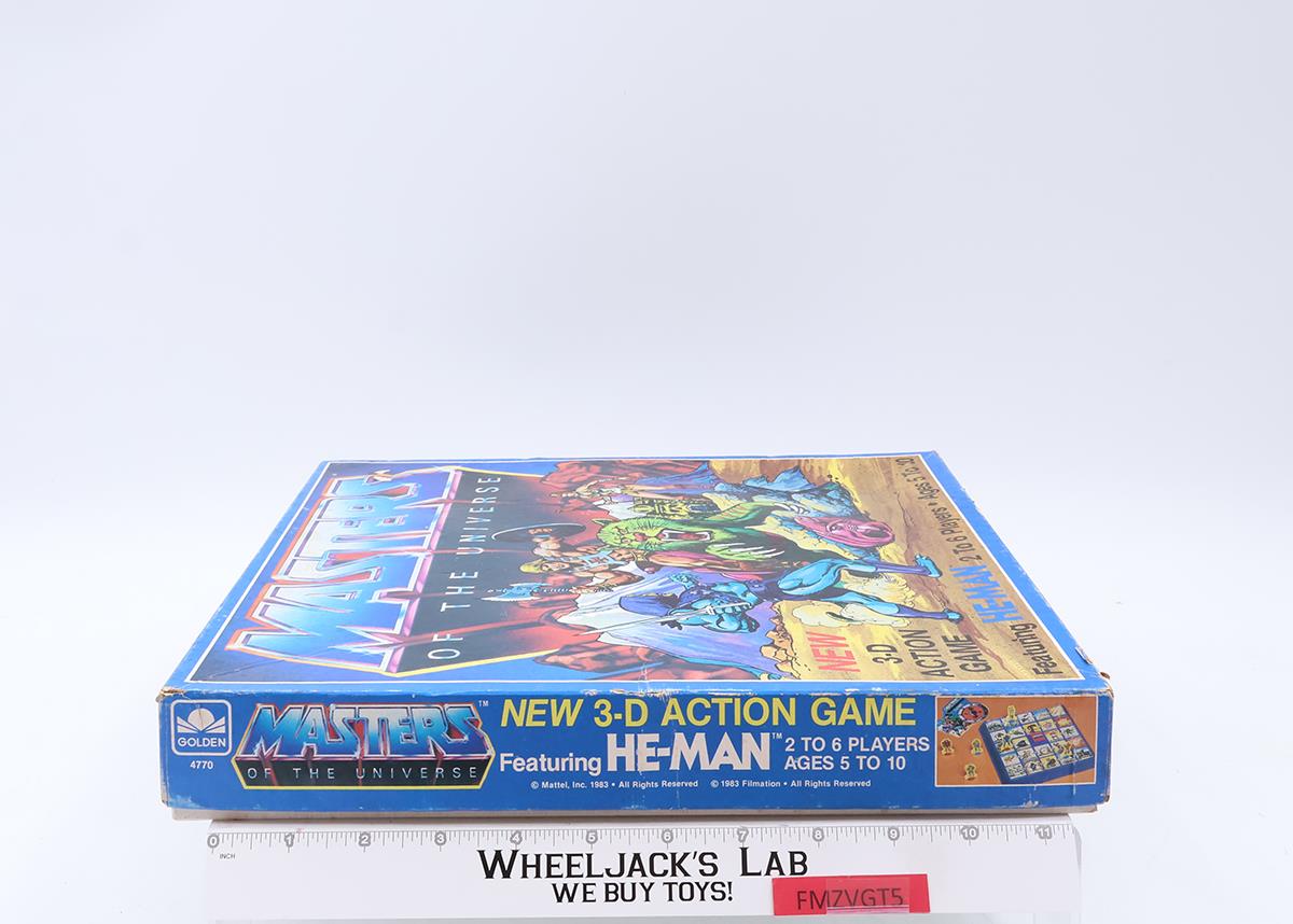 3-D Action Board Game 100% Complete He-Man Masters of the Universe 1983 Vintage