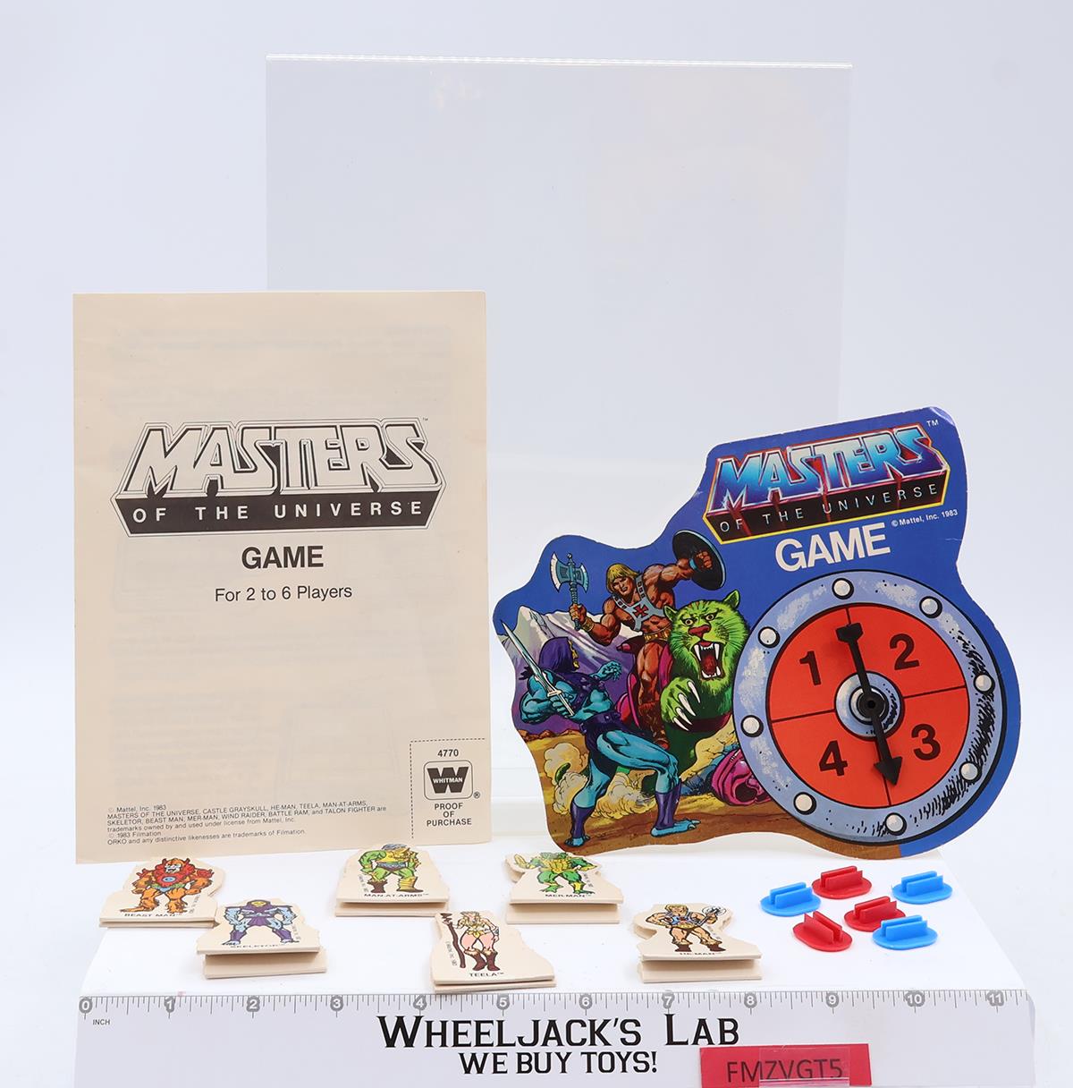 3-D Action Board Game 100% Complete He-Man Masters of the Universe 1983 Vintage