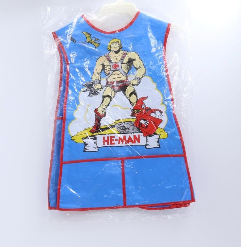 Vinyl Painting Smock Apron He-Man Masters of the Universe MOTU 1984 Vintage