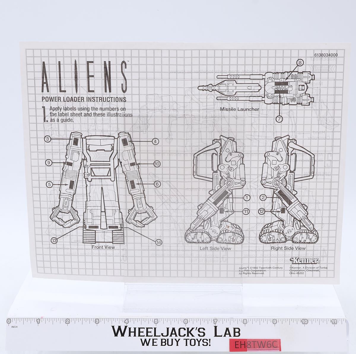 Space Marine Power Loader Aliens 1992 Kenner Action Figure Vehicle NEW MIB