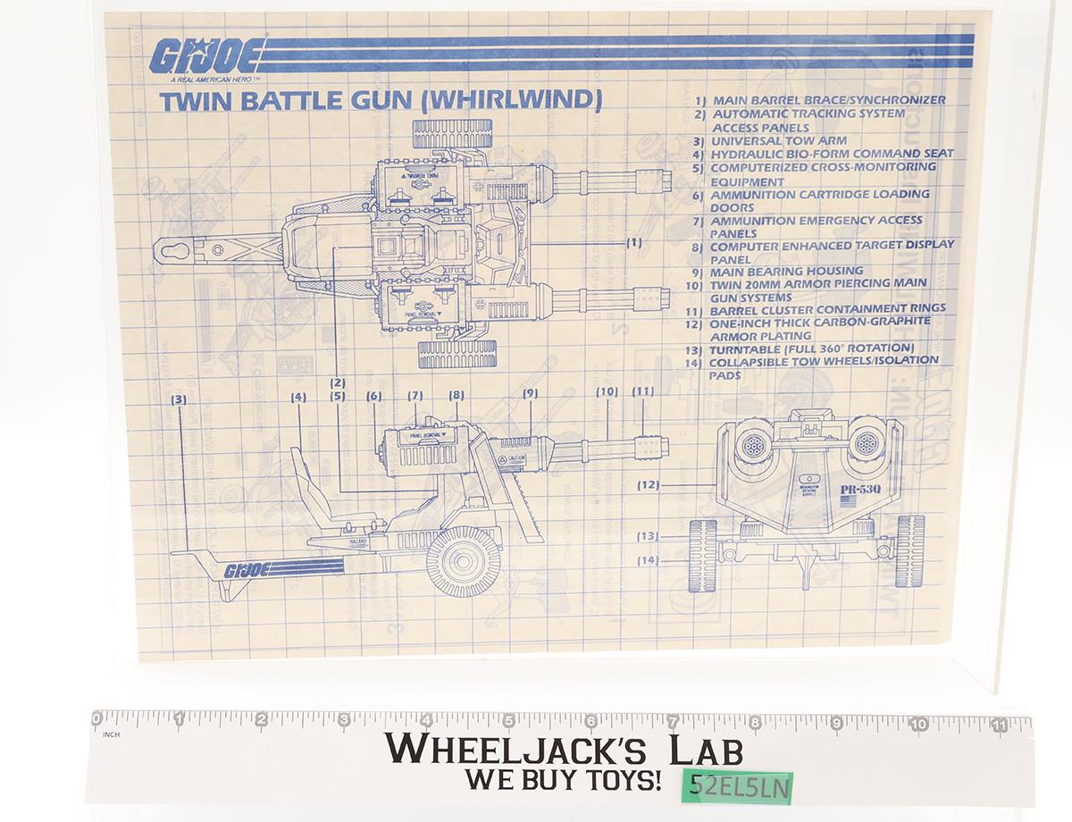 Whirlwind 100% Complete G.I. Joe Hasbro 1983 Vintage Action Figure Vehicle