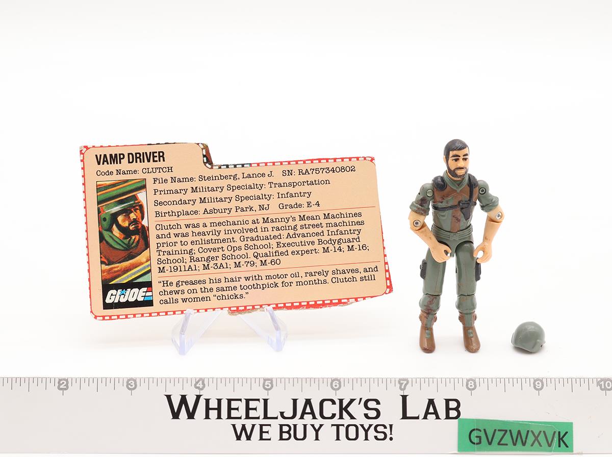 Vamp W/ Clutch 100% Complete GI Joe 1982 Hasbro Vintage Action Figure Vehicle