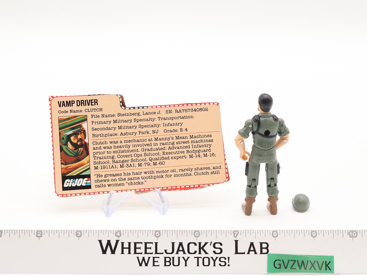 Vamp W/ Clutch 100% Complete GI Joe 1982 Hasbro Vintage Action Figure Vehicle