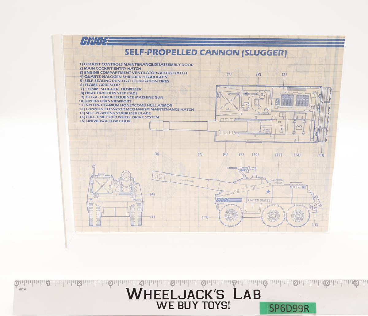 Slugger Tank W/ Thunder 100% Complete G.I. Joe 1984 Hasbro Vehicle Action Figure