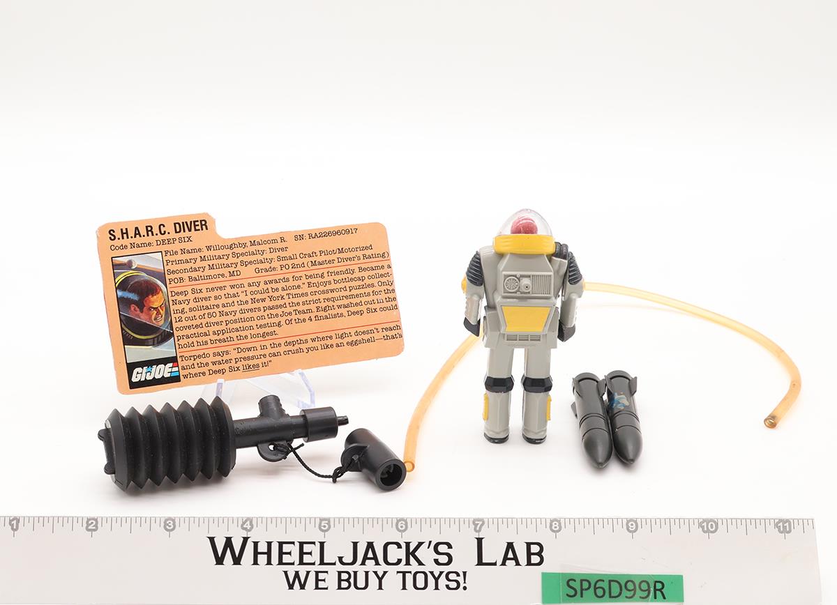 S.H.A.R.C. W/ Deep Six Complete GI Joe 1984 Hasbro Vintage Action Figure Vehicle