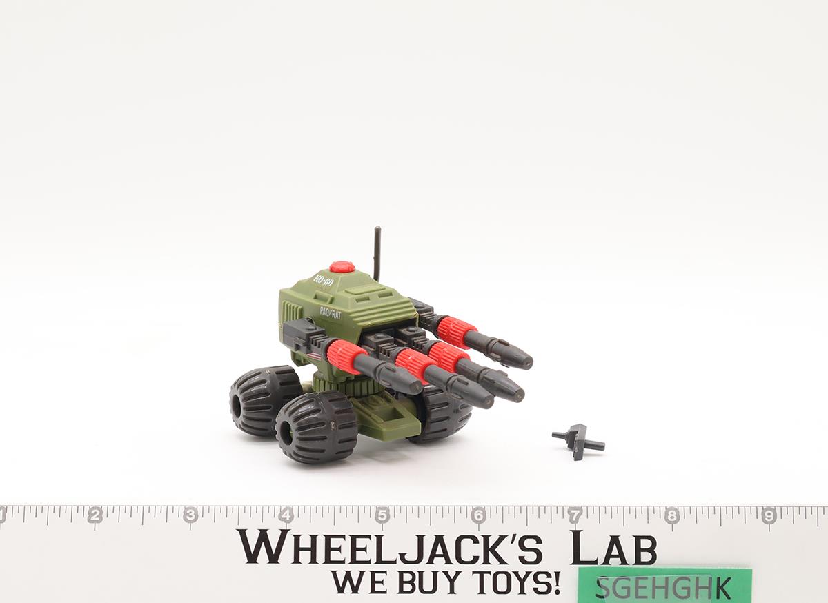 Machine Gun Pac/Rat 100% Complete G.I. Joe 1983 Hasbro Action Figure Vehicle