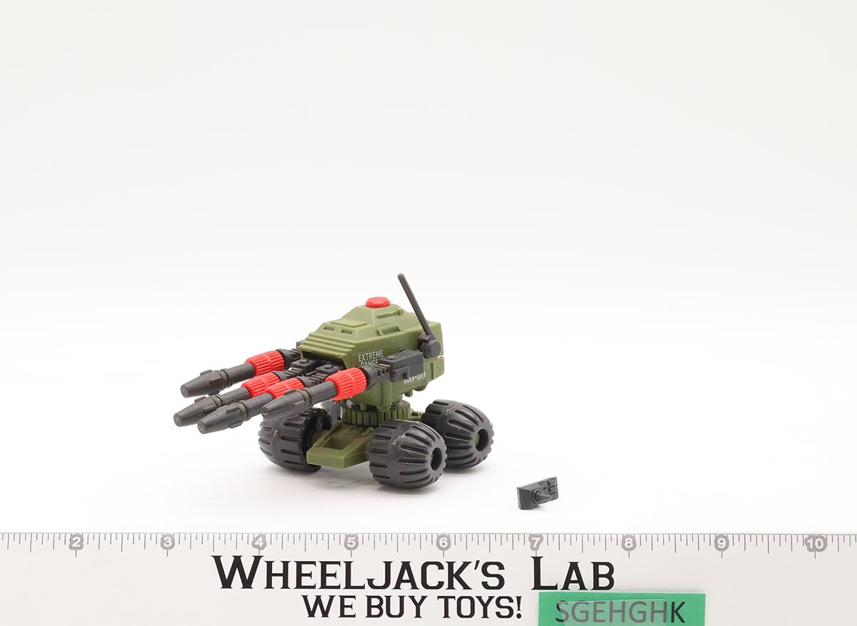 Machine Gun Pac/Rat 100% Complete G.I. Joe 1983 Hasbro Action Figure Vehicle