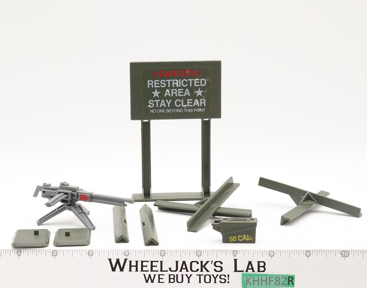 Machine Gun Defense Unit 100% Complete GI Joe 1984 Hasbro Action Figure Playset