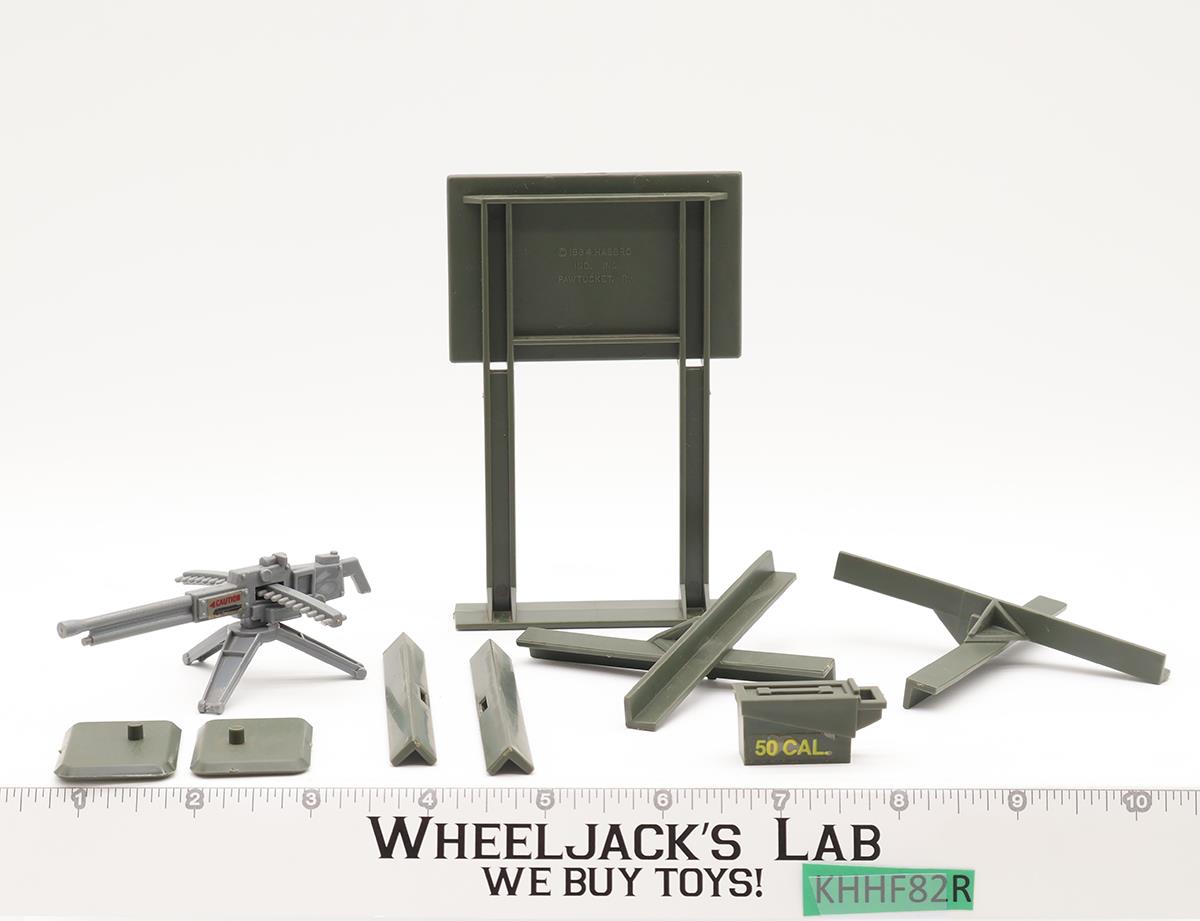 Machine Gun Defense Unit 100% Complete GI Joe 1984 Hasbro Action Figure Playset