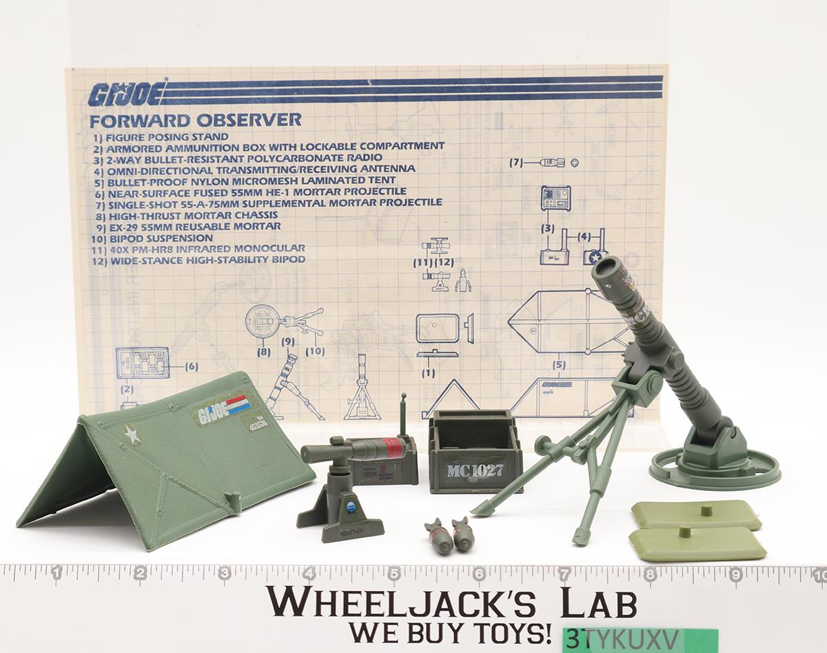 Forward Observer Unit 100% Complete GI Joe 1985 Hasbro Action Figure Vintage