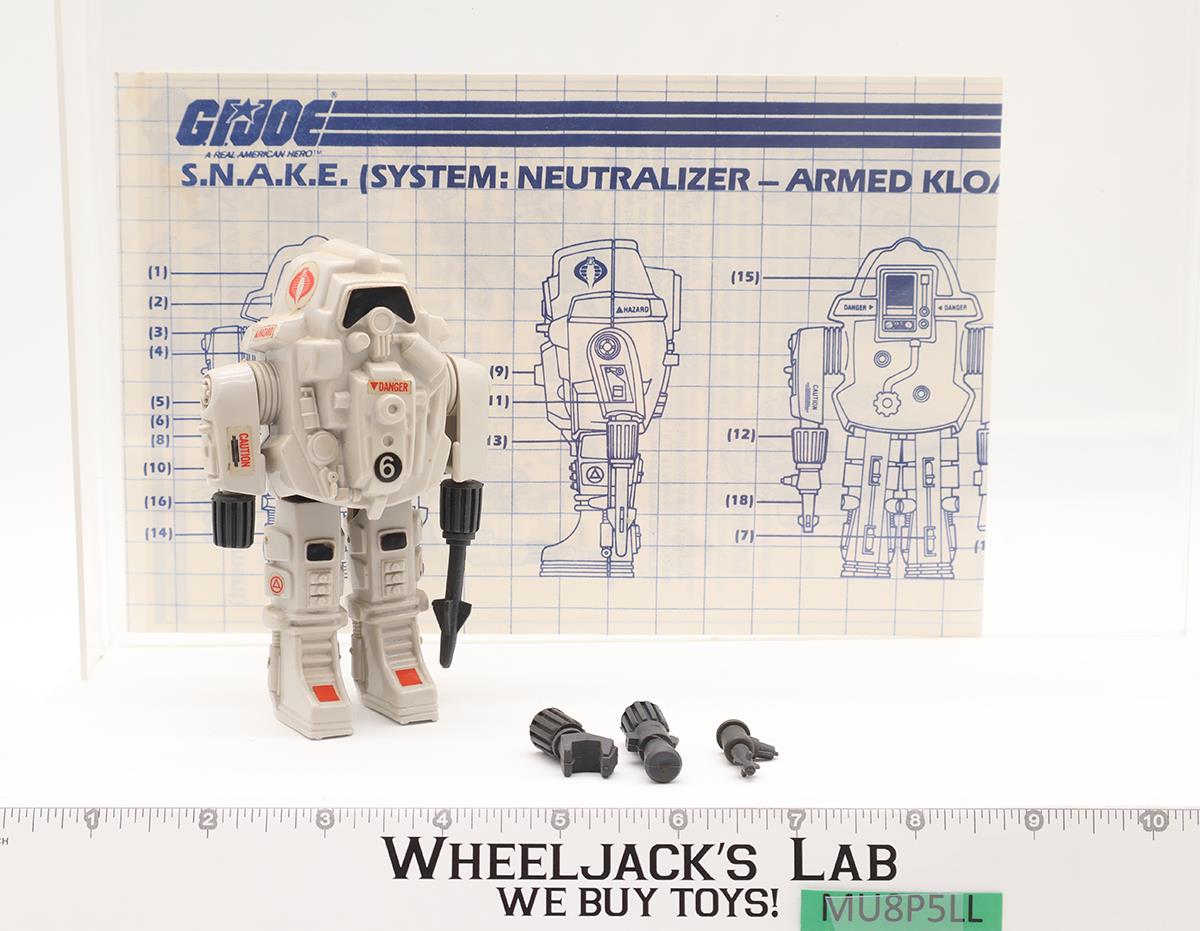 S.N.A.K.E. SNAKE Cobra Battle Armor 100% Complete GI Joe 1983 Hasbro Vintage
