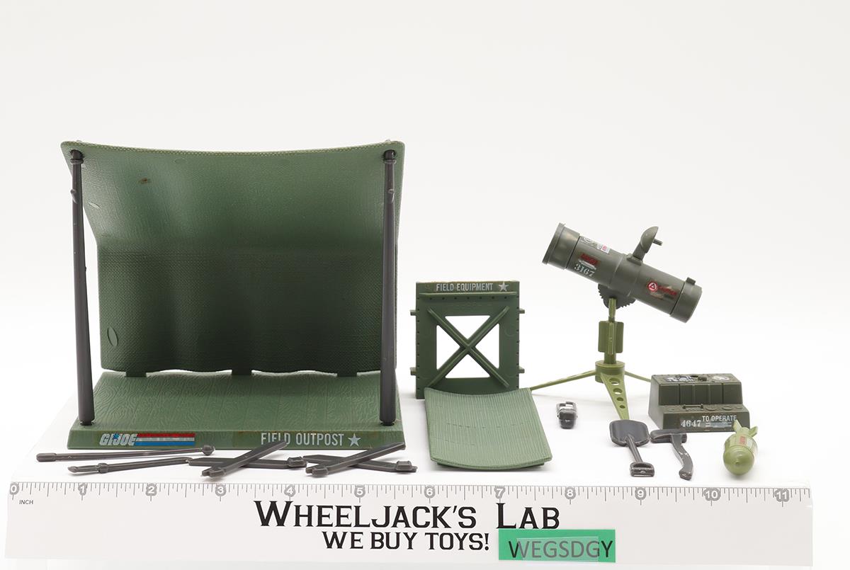 Bivouac Battle Station 100% Complete GI Joe 1984 Hasbro Action Figure Playset