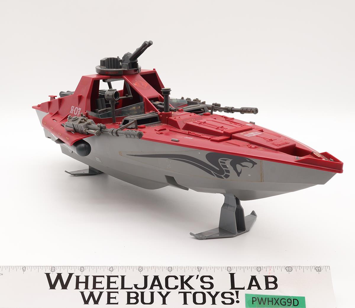 Moray Hydrofoil 100% Complete W/ LENS UNBROKEN GI Joe 1985 Hasbro Vehicle