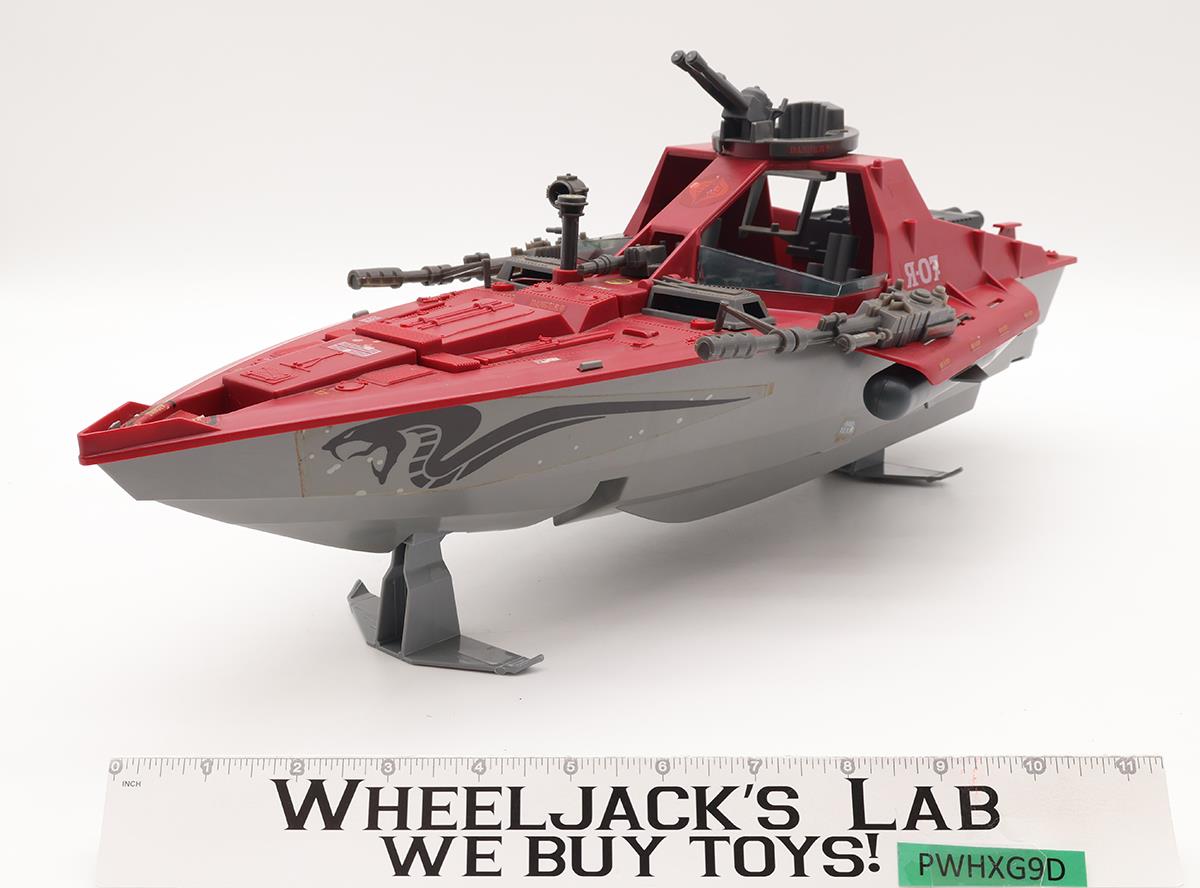 Moray Hydrofoil 100% Complete W/ LENS UNBROKEN GI Joe 1985 Hasbro Vehicle
