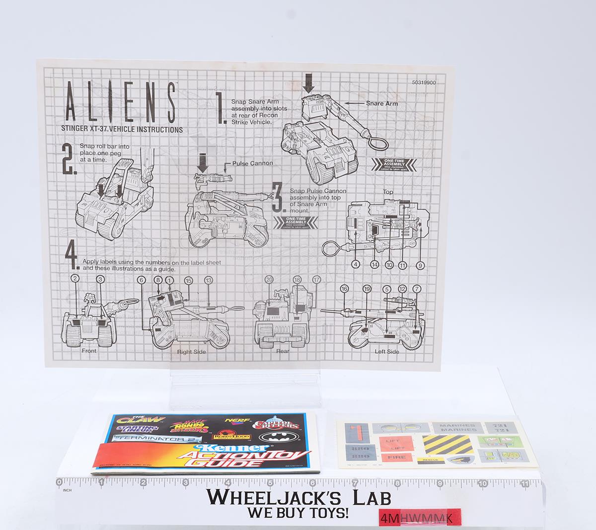 Space Marine Stinger XT-37 Aliens 1992 Kenner Action Figure Vehicle NEW MIB