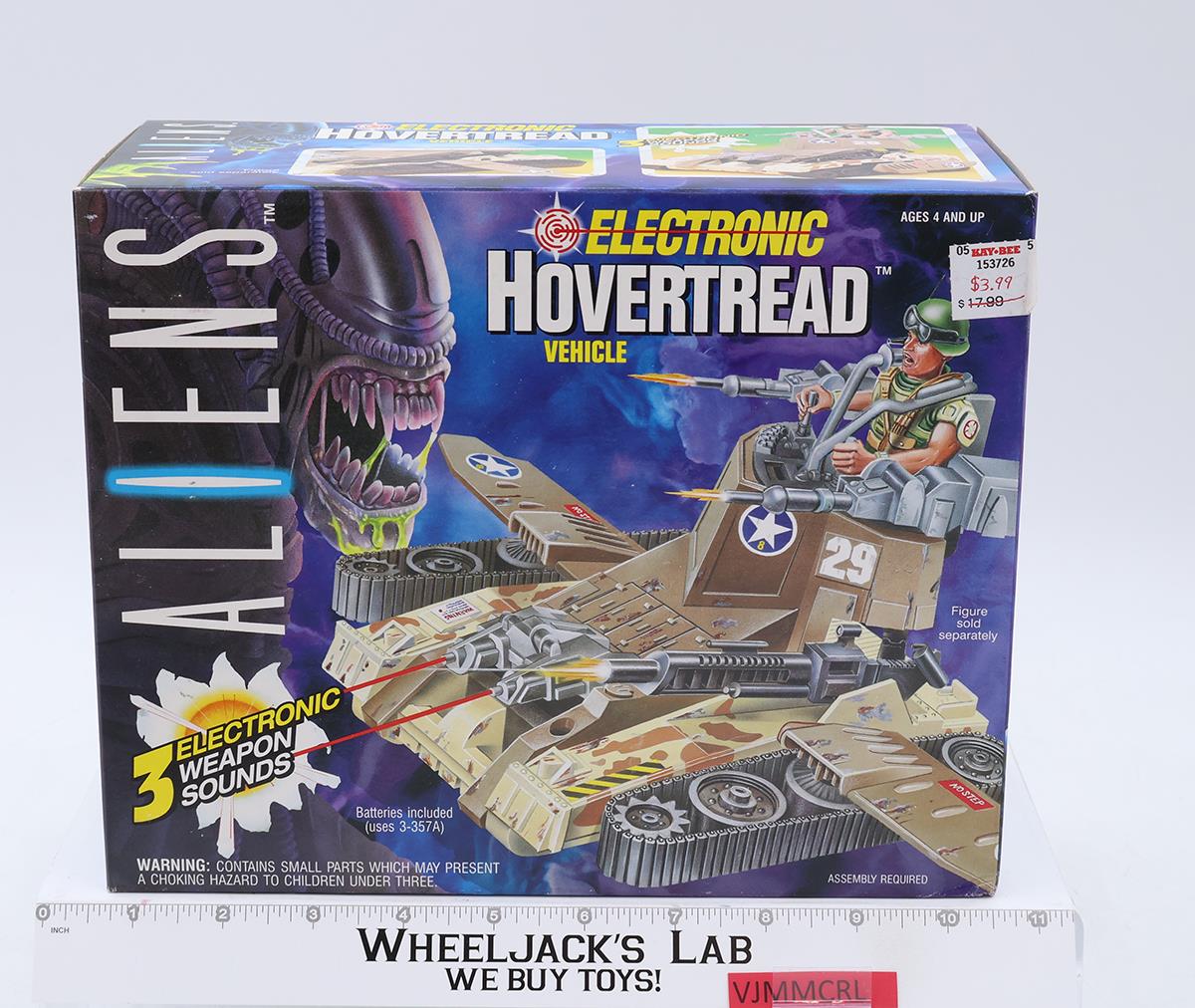 Electronic Hovertread Aliens 1992 Kenner Action Figure Vehicle NEW SEALED