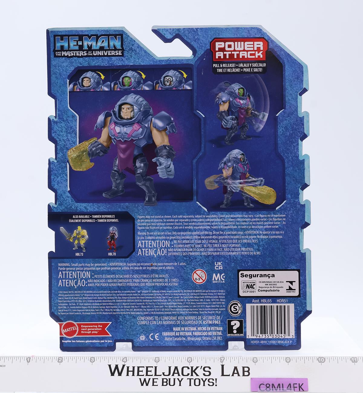 Power Attack Man-E-Faces He-Man Masters of the Universe 2021 Mattel NEW SEALED