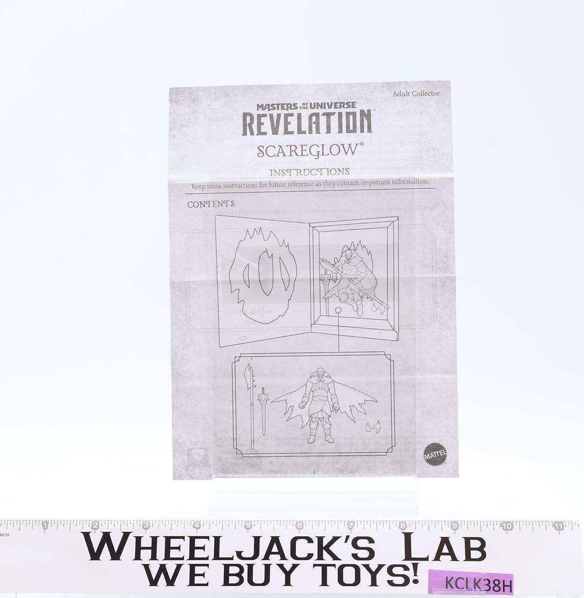 Scareglow Masters of the Universe Revelation 2021 Mattel Action Figure NEW MIB
