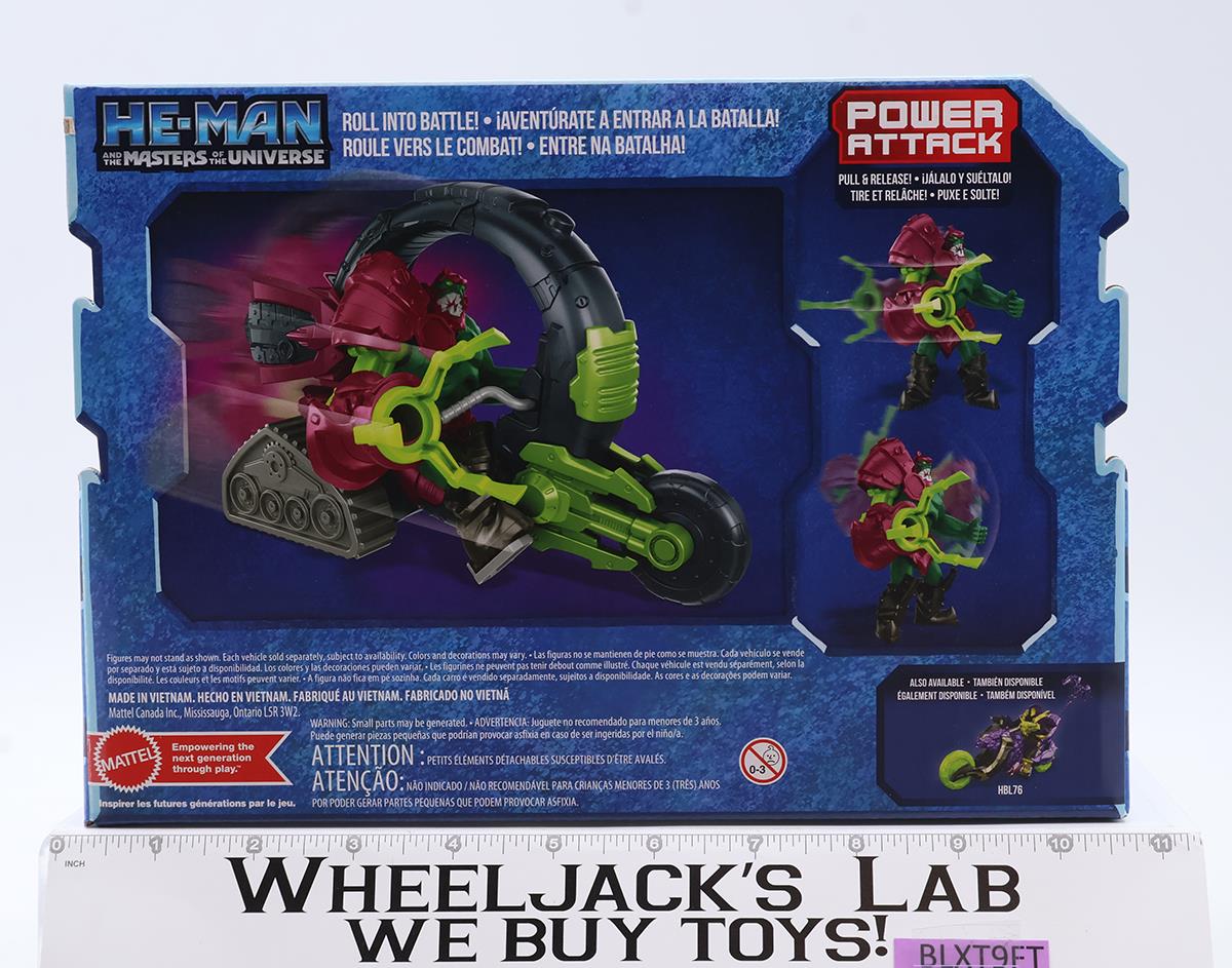 Power Attack Trap Jaw Cycle He-Man Masters of the Universe Mattel NEW SEALED