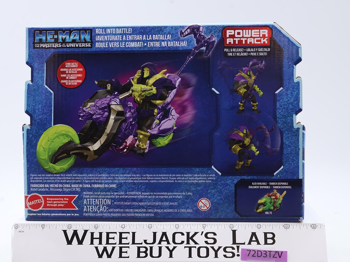 Power Attack Skeletor Panthor He-Man Masters of the Universe Mattel NEW SEALED