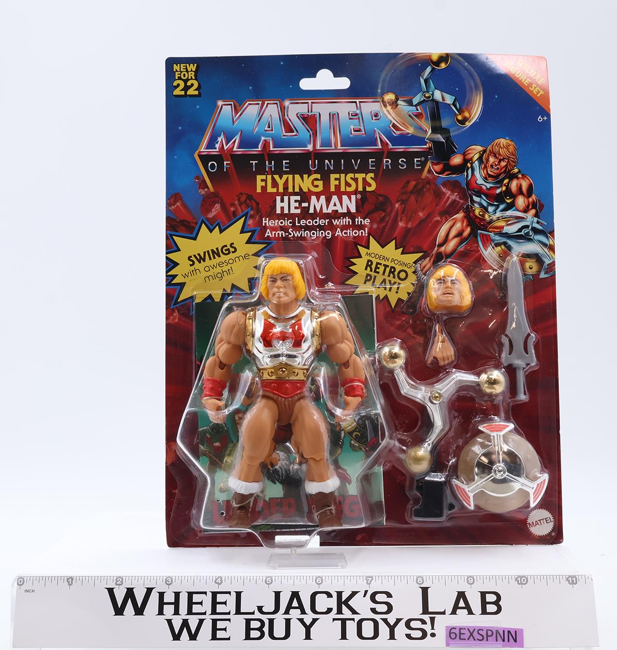 Flying Fists He-man Masters of the Universe Origins 2022 Mattel NEW SEALED