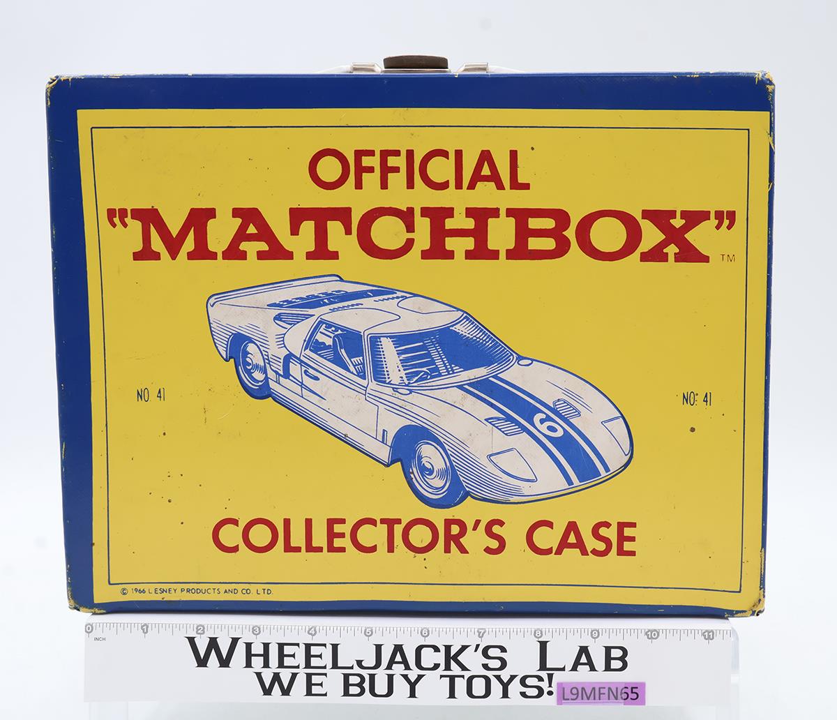 Matchbox Collector Case #41 for 48 Cars W/Inserts Fred Bonner Corporation 1966