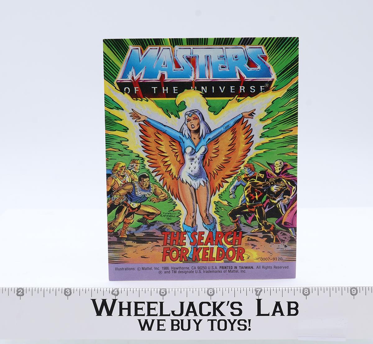 The Search For Keldor Mini Comic He-Man Masters of the Universe MOTU 1986