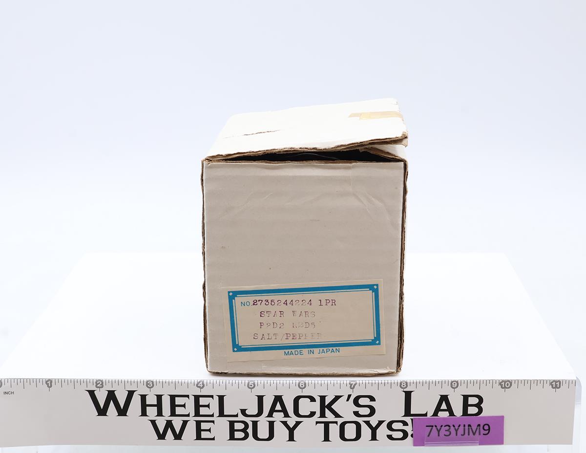 R2-D2 R5-D4 Salt and Pepper Shakers Star Wars Sigma Ceramics Vintage