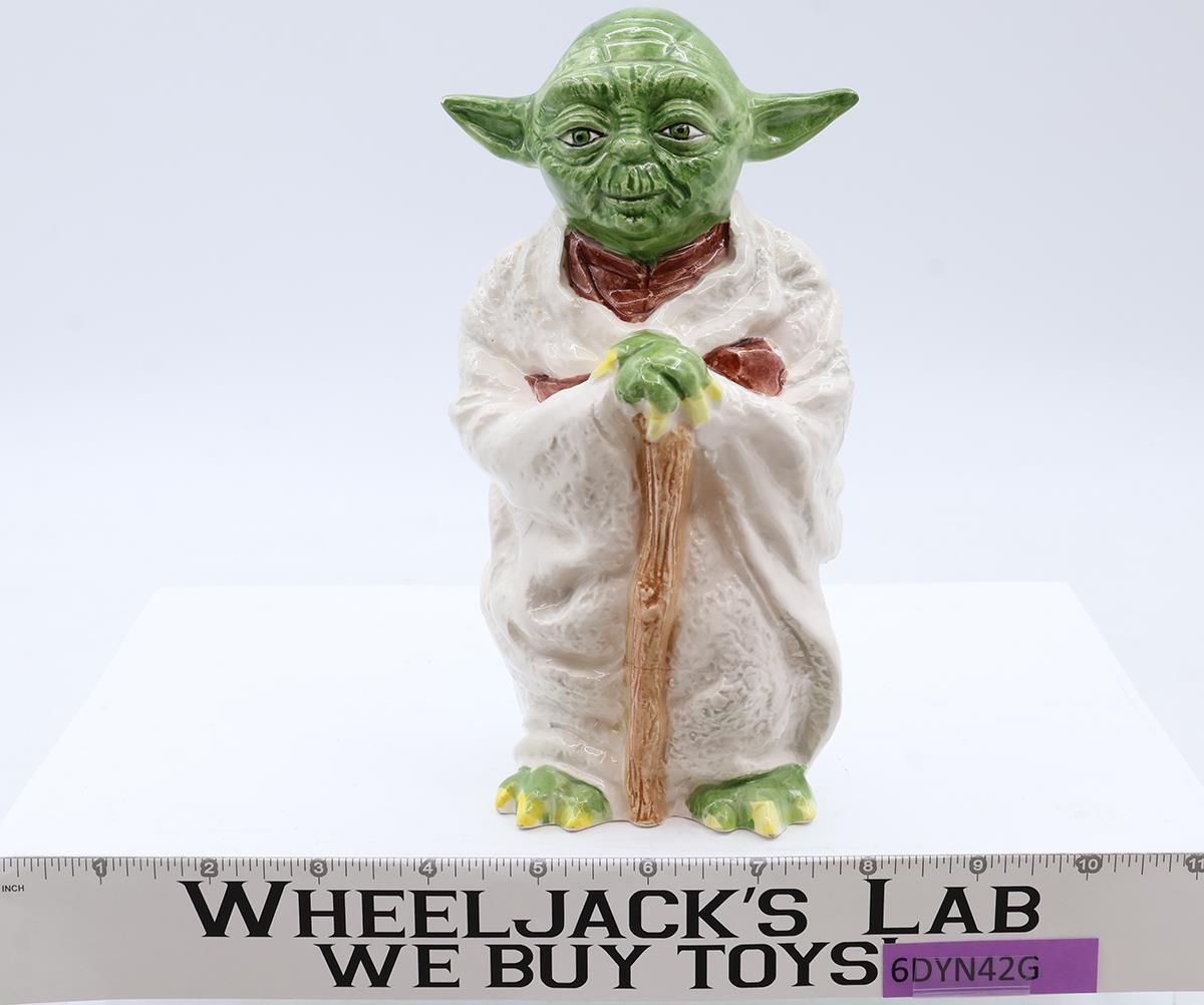 Yoda Ceramic Coin Bank Star Wars 1983 Sigma Ceramics 7.5" Vintage