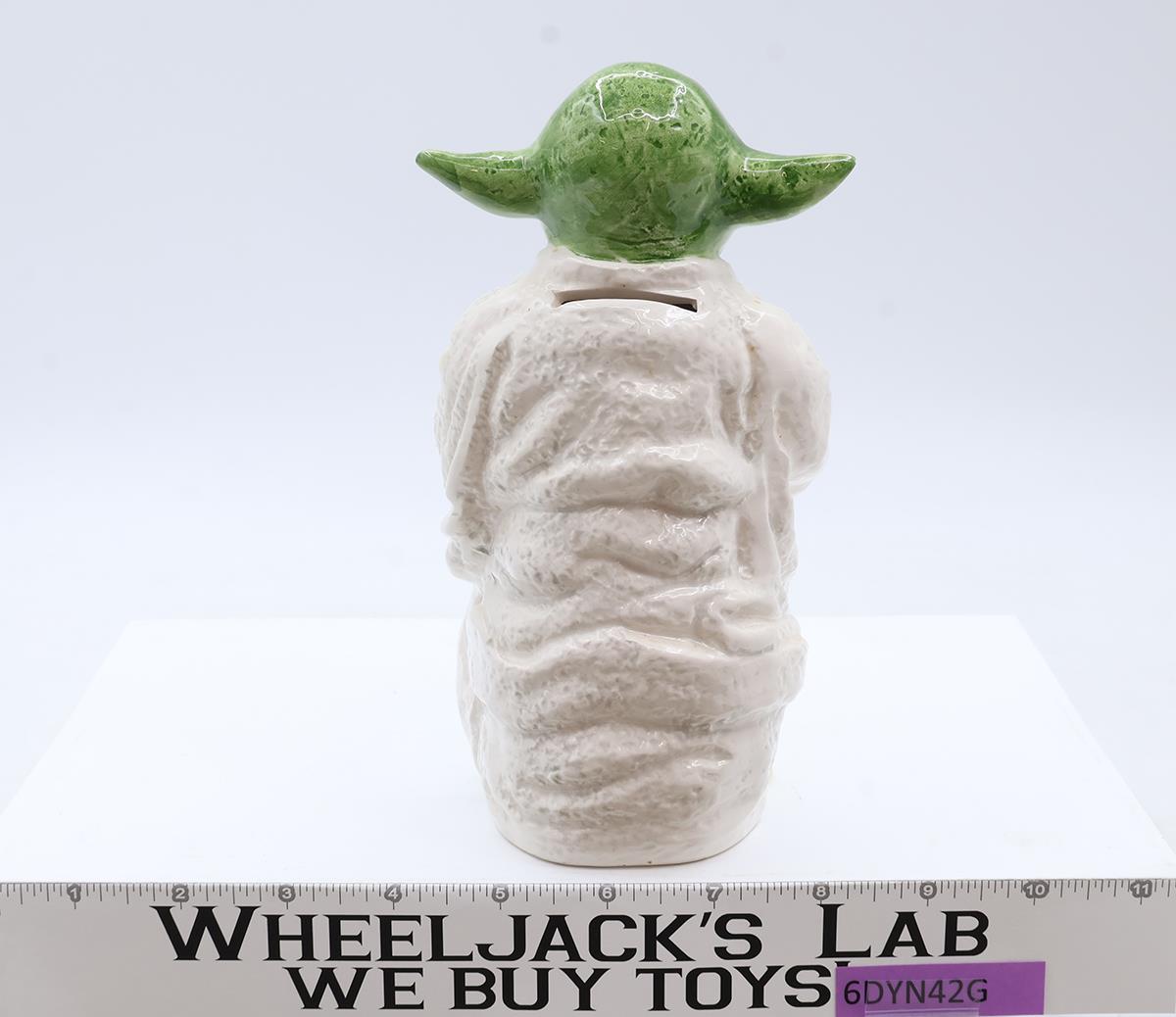 Yoda Ceramic Coin Bank Star Wars 1983 Sigma Ceramics 7.5" Vintage
