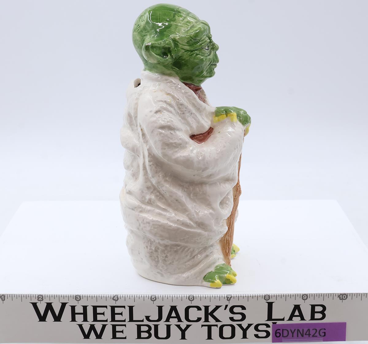 Yoda Ceramic Coin Bank Star Wars 1983 Sigma Ceramics 7.5" Vintage