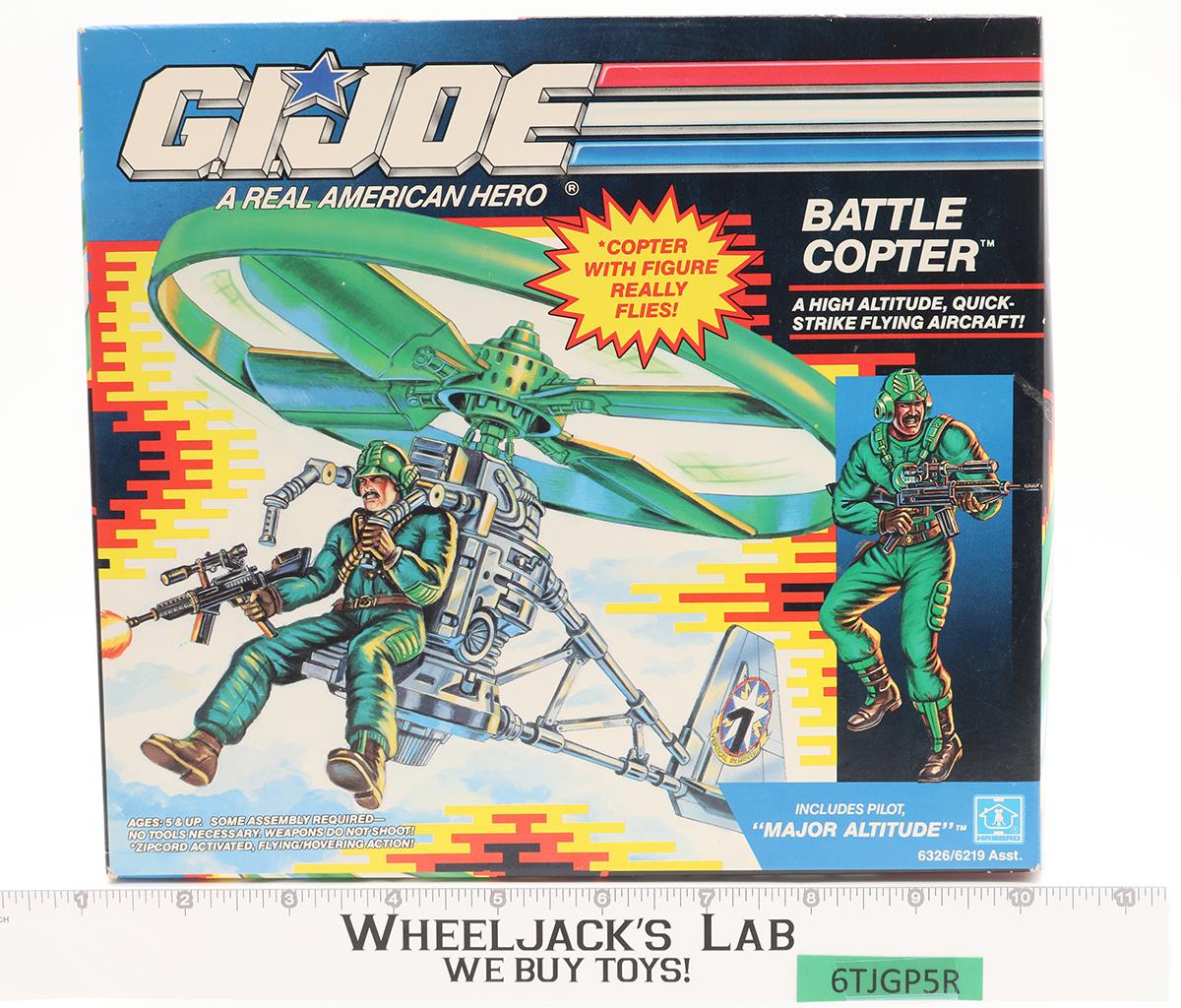 Green Battle Copter W/ Major Altitude GI Joe 1992 Hasbro Vehicle NEW SEALED
