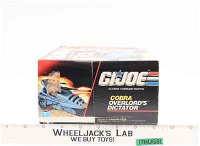 Cobra Overlord's Dictator GI Joe 1989 Hasbro Action Figure Vehicle