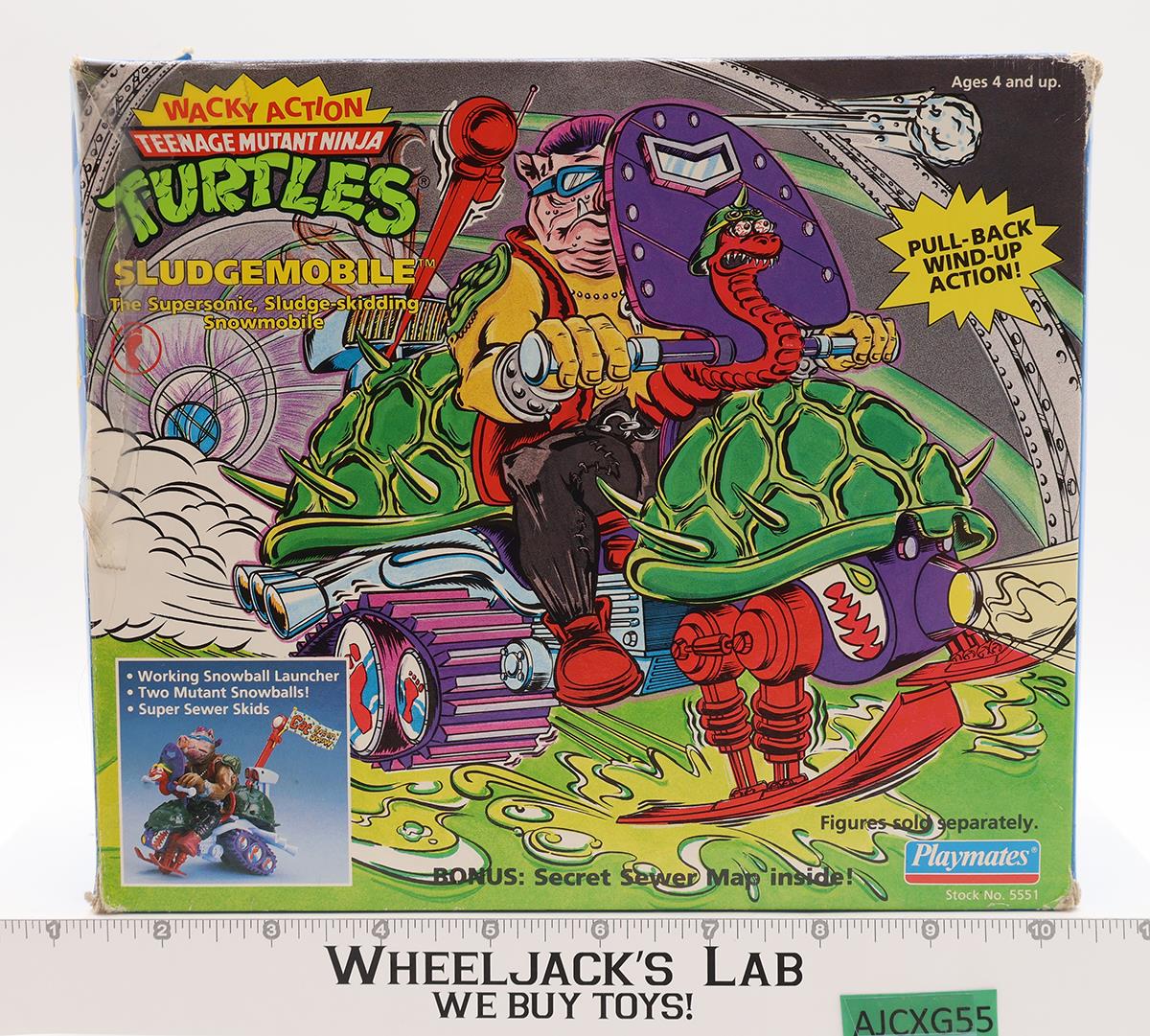 Sludgemobile W/ Box Teenage Mutant Ninja Turtle 1990 Playmates Vehicle