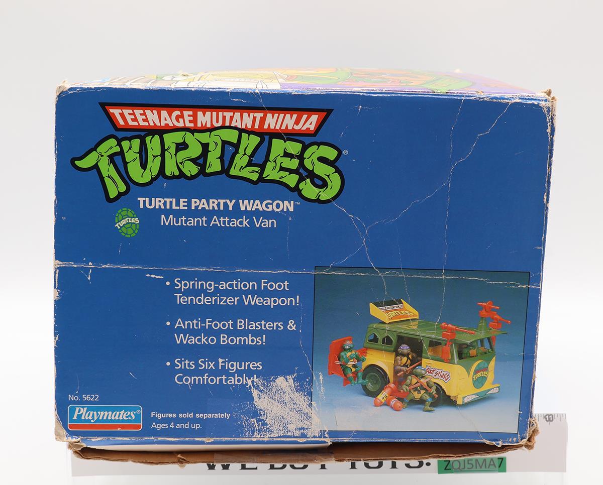 Party Wagon 100% Complete W/Box Teenage Mutant Ninja Turtles 1989 Playmates