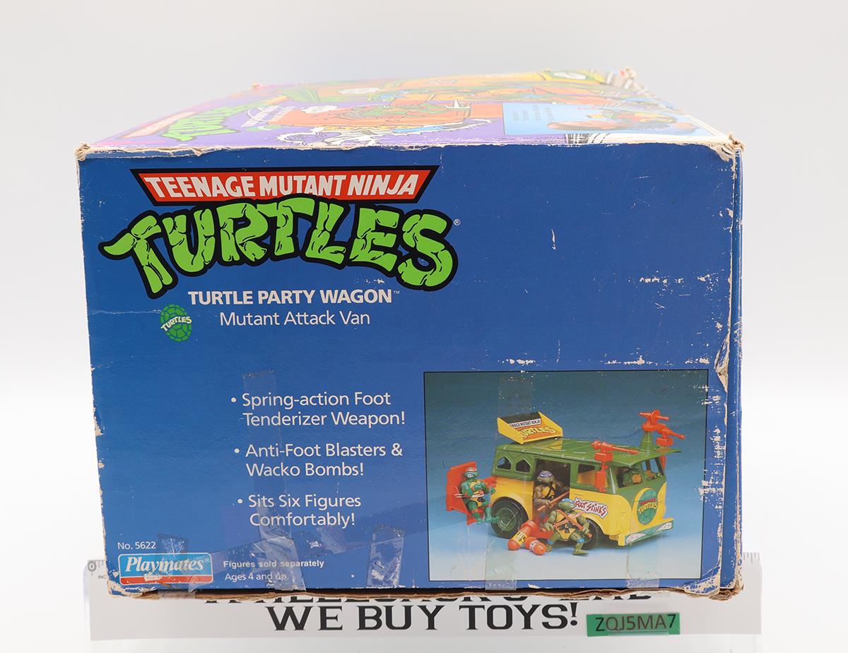 Party Wagon 100% Complete W/Box Teenage Mutant Ninja Turtles 1989 Playmates
