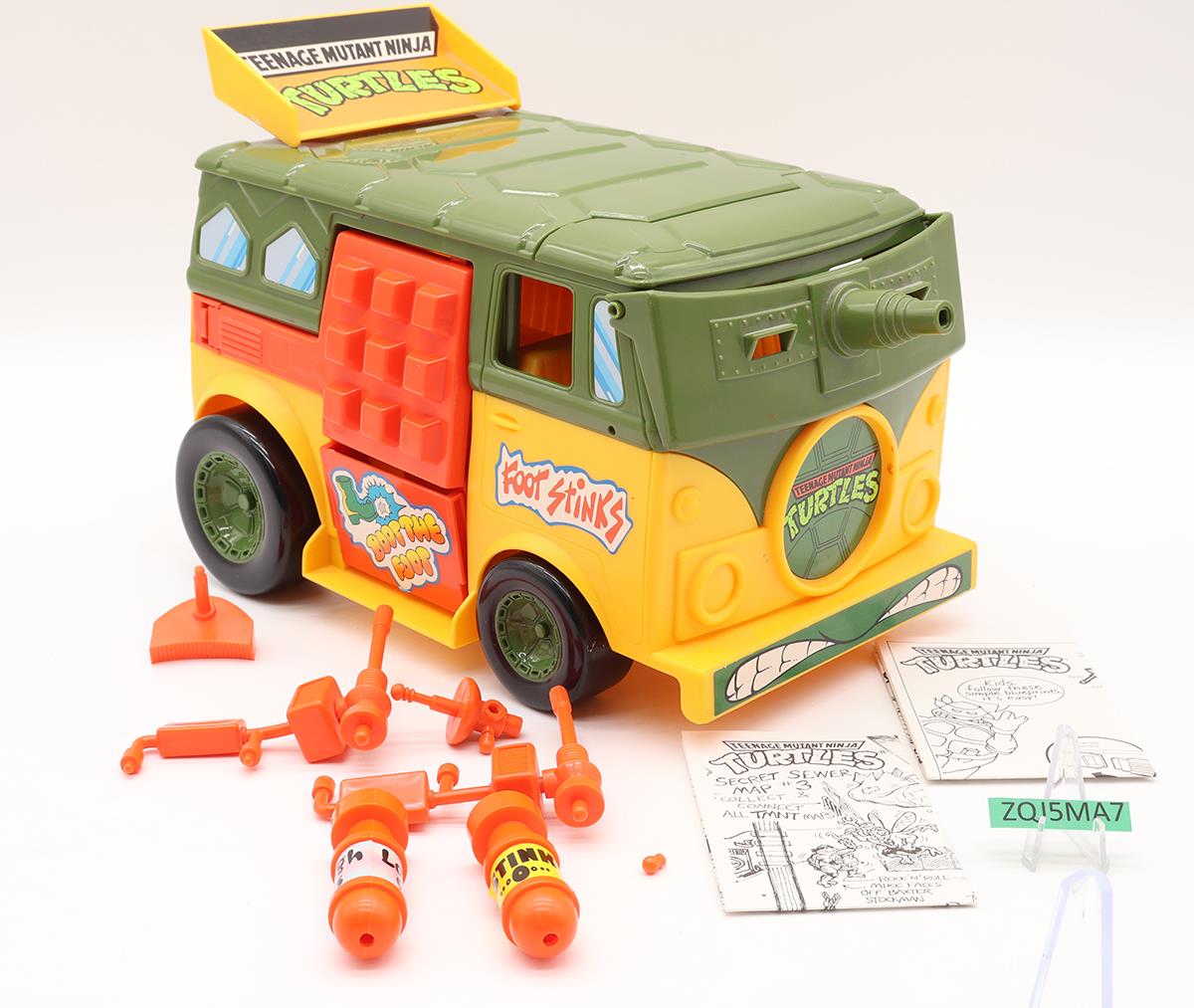 Party Wagon 100% Complete W/Box Teenage Mutant Ninja Turtles 1989 Playmates