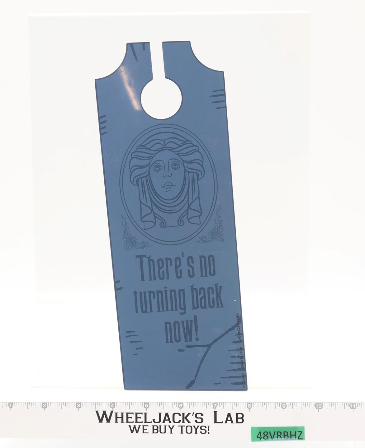 Disney Parks Haunted Mansion Welcome Foolish Mortals No Turning Back Door Hanger