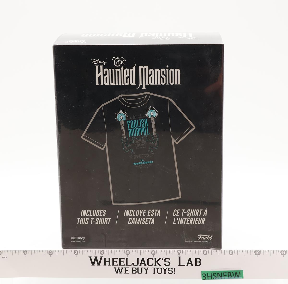 The Haunted Mansion Foolish Mortal Tee T-Shirt Size XL Funko NEW SEALED