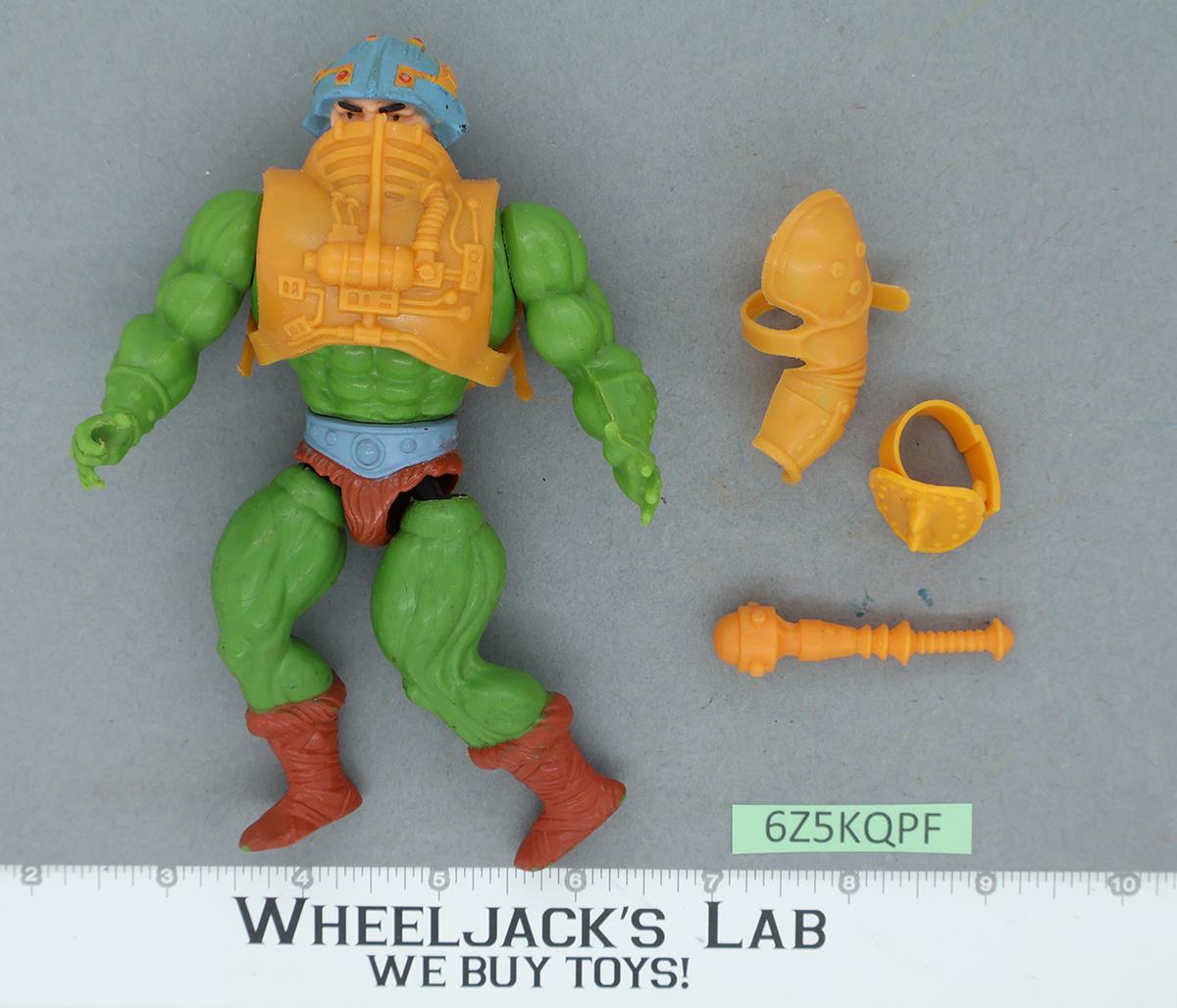 Man-At-Arms RED DOT VARIANT 100% Complete He-Man Masters Of The Universe Mattel