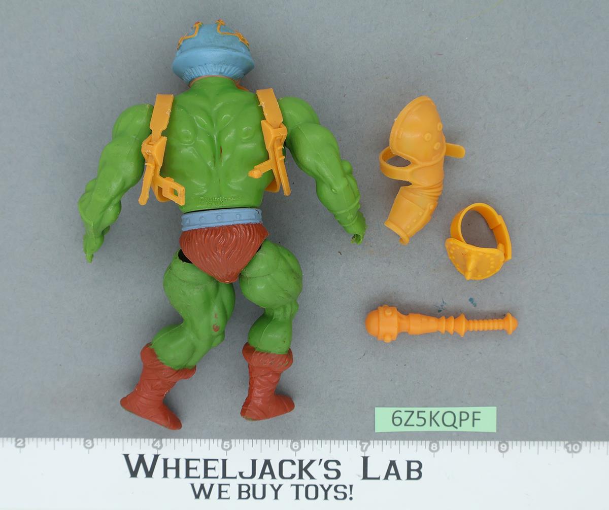 Man-At-Arms RED DOT VARIANT 100% Complete He-Man Masters Of The Universe Mattel