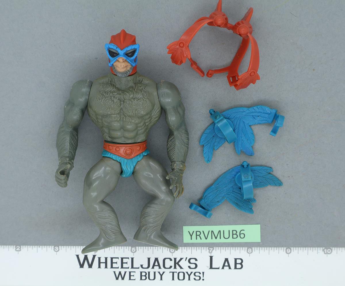Stratos BLUE WINGS 100% Complete He-Man Masters of the Universe MOTU Vintage