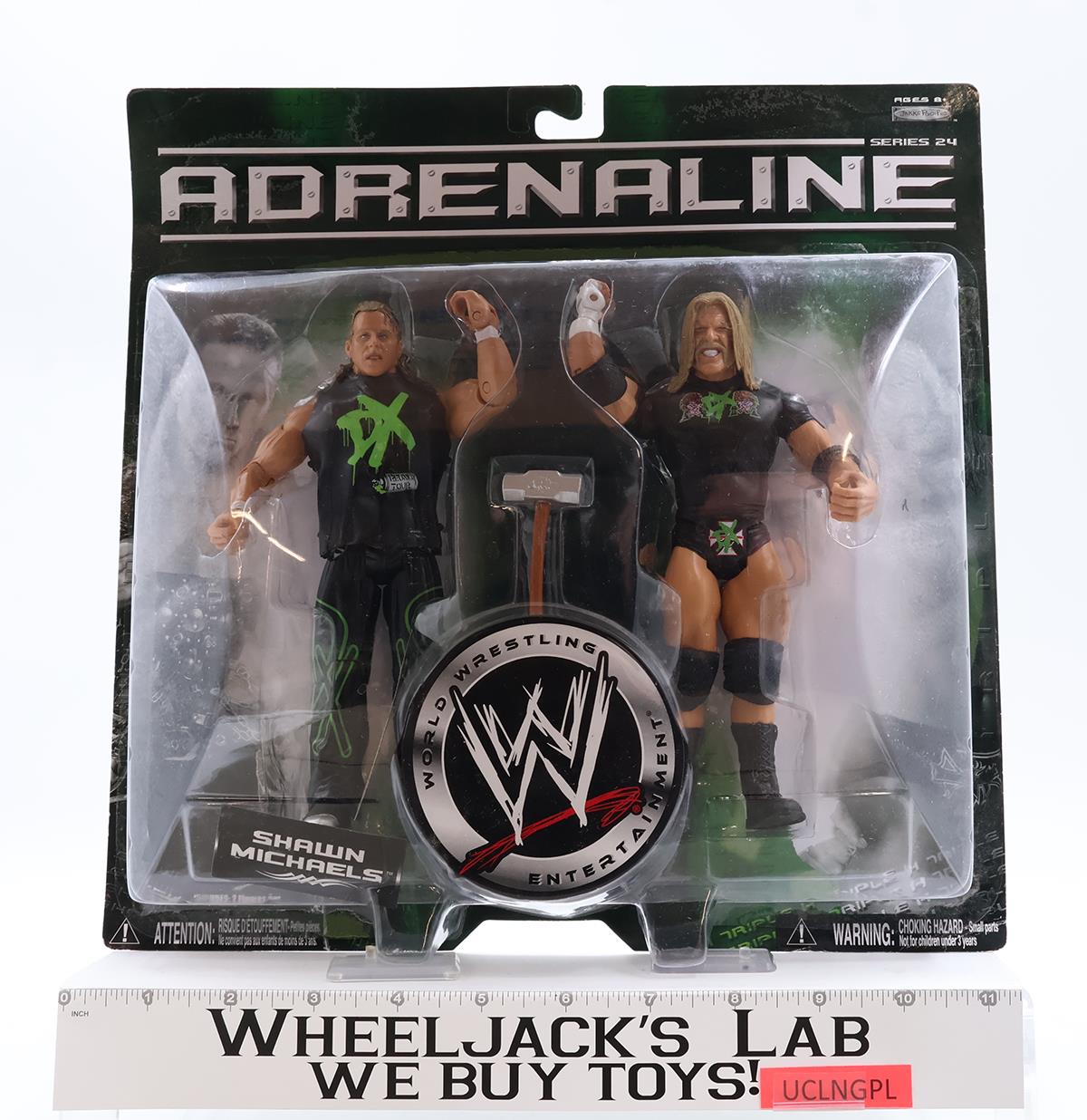 Shawn Michaels & Triple H WWE Adrenaline 2007Jakks Pacific Figure Set NEW SEALED