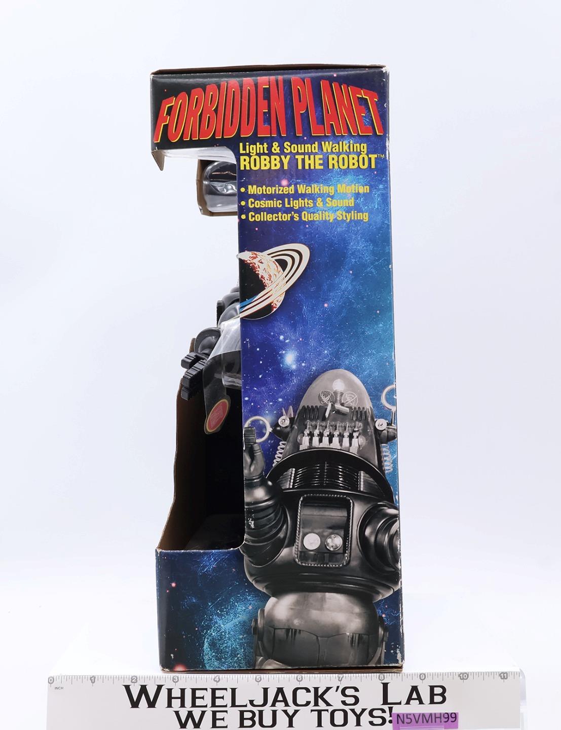 Light & Sound Walking Robby the Robot Forbidden Planet Goldlok 14" NEW SEALED